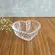Bowl Balls de Vidro Coração com Borda Decorada 13,5 cm