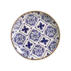 Prato Sobremesa em Cerâmica Coup Asteca I 20,5cm - 1 unid.