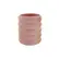Cachepot Rosa Acetinado em Cerâmica M