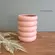 Cachepot Rosa Acetinado em Cerâmica M