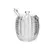 Meleira de Cristal Transparente com Tampa e Pegador Bee 210ml