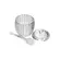 Meleira de Cristal Transparente com Tampa e Pegador Bee 210ml