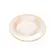 Prato Sobremesa Cristal Âmbar Renaissance Decorativo 19 cm