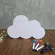 Quadro Luminária Nuvem Light Box P/ Escrever 3 Canetas Branco