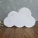Quadro Luminária Nuvem Light Box P/ Escrever 3 Canetas Branco