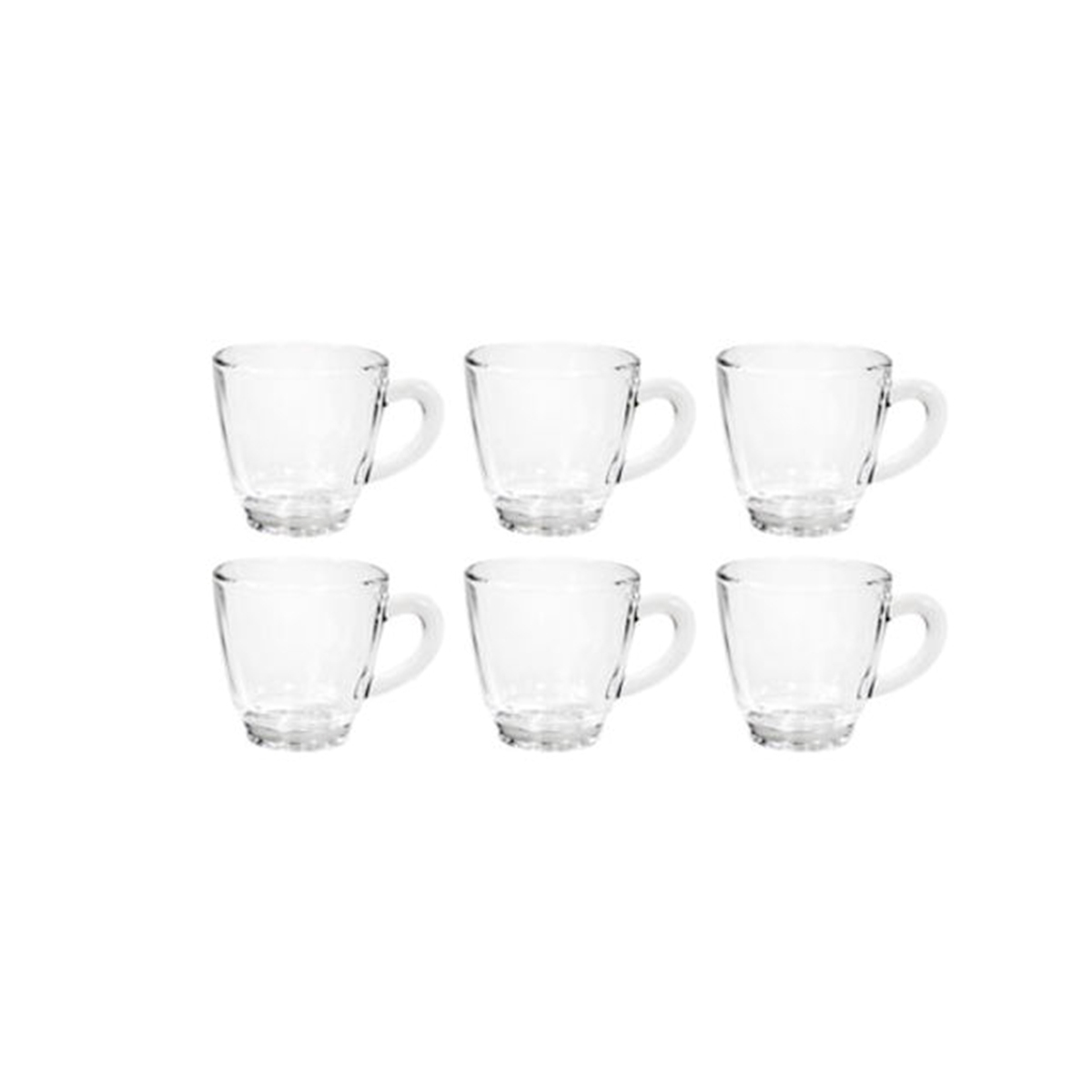 Conjunto Xícara de Vidro para Café 6 pcs 50ml você compra na Reviva Home