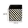 Kit Cachepot Preto em Cimento 2 pcs