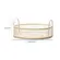 Bandeja em Bambu Redonda com Alça Off White G 40cm