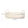 Bandeja em Bambu Oval com Alça Off White G 50cm