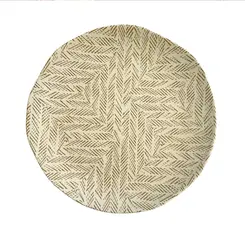 Prato Sobremesa em Cerâmica Orgânico Vanneire 19,5cm - 1unid