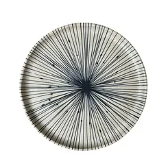 Prato Sobremesa em Cerâmica Bio Dente Azul 21,5cm - 1 unid.