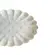 Travessa Média Relevado Branco Rosas Vó Dulce 39,5x27,5cm