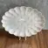 Travessa Média Relevado Branco Rosas Vó Dulce 39,5x27,5cm