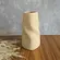 Vaso em Cerâmica Textura Areia Fluida Marrom Claro 25,5