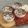 Jogo de Bowls Cerâmica 4 Peças Florata 11,5cm x 6cm - 280ml