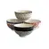 Jg. Mini Bowls Cerâmica 4 Pcs Estampas Coloridas 9x5cm 140ml