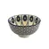Jogo 2 Bowls Cerâmica Azari Azul e Laranja 11,5x6cm 250ml