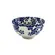 Jogo 2 Bowls Cerâmica Florina Azul e Branco 11,5x6cm 250ml