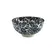 Jogo 2 Bowls Cerâmica Floralis Azul e Branco 11,5x6cm 250ml