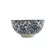 Jogo 2 Bowls Cerâmica Floralis Azul e Branco 11,5x6cm 250ml