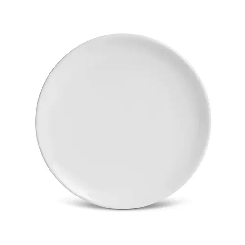 Prato Sobremesa em Cerâmica Coup Branco 20,5cm - 1 Unid.