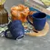Caneca em Cerâmica Roma Azul Navy 340ml - 1unid.