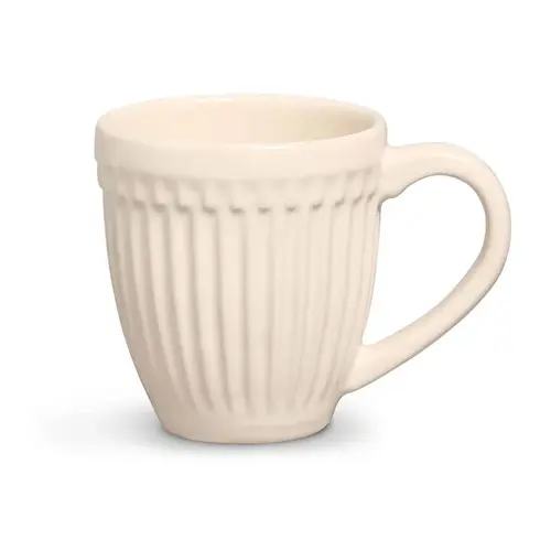 Caneca em Cerâmica Roma Cru Off-White 340ml - 1unid.