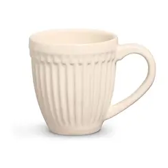 Caneca em Cerâmica Roma Cru Off-White 340ml - 1unid.