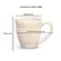 Caneca em Cerâmica Roma Cru Off-White 340ml - 1unid.