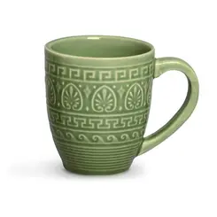 Caneca em Cerâmica Greek Verde Sálvia 340ml - 1 unid.