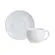 Xicara de Chá e Pires em Cerâmica Agra Branco 260ml - 1 Unid