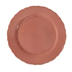 Prato Bolo em Cerâmica Marrakech Pimenta Rosa Panelinha 31cm