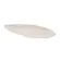 Centro de Mesa Oval Cerâmica Orgânico Borda Irregular 50x25 cm