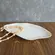 Centro de Mesa Oval Cerâmica Orgânico Borda Irregular 50x25 cm