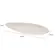 Centro de Mesa Oval Cerâmica Orgânico Borda Irregular 50x25 cm