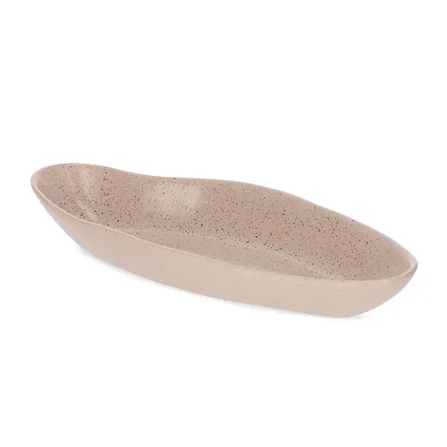Centro de Mesa Orgânico Oval com Borda Elevada 40 x 15,5 cm