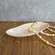 Centro de Mesa Orgânico Oval com Borda Elevada 40 x 15,5 cm