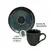 Xícara Café e Pires Cerâmica Stoneware Bio Oceano 120ml - 1 Unid.