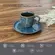 Xícara Café e Pires Cerâmica Stoneware Bio Oceano 120ml - 1 Unid.