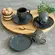 Xícara Café e Pires Cerâmica Stoneware Bio Oceano 120ml - 1 Unid.