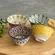 Jogo Mini Bowls Cerâmica Estampa Mandalas 8,5cm 100ml - 4pcs