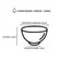 Jogo Mini Bowls Cerâmica Estampa Mandalas 8,5cm 100ml - 4pcs