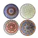 Jogo Mini Bowls Cerâmica Estampa Harmonia 8,5cm 100ml - 4pcs