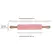 Rolo de Massa Revestido em Silicone Rosa com Cabo de Madeira 43 cm