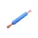 Rolo de Massa Revestido em Silicone Azul com Cabo de Madeira 43 cm