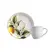 Xícara de Café e Pires Cerâmica Stoneware Bio Limonata 120ml - 1 Unid.