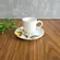 Xícara de Café e Pires Cerâmica Stoneware Bio Limonata 120ml - 1 Unid.
