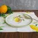 Prato Sobremesa em Cerâmica Stoneware Bio Lemon 21,5 cm - 1 Unid.