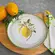 Prato Sobremesa em Cerâmica Stoneware Bio Lemon 21,5 cm - 1 Unid.