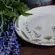 Prato Sobremesa em Cerâmica Stoneware Orgânico Lavanda 19,5 cm - 1 Unid.